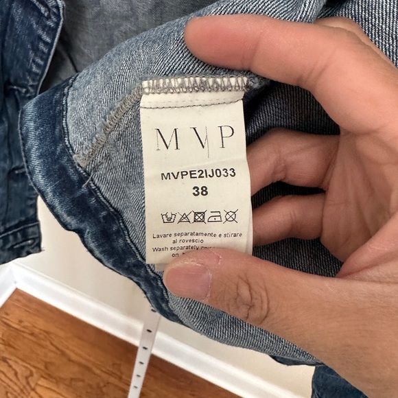 MVP WARDROBE
JACKET SOPHIA WOMAN DENIM AZZURRO NWT - Picture 9 of 10